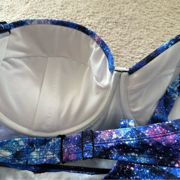 NWOT Torrid Vixen Underwire Push-Up Swimsuit Bikini Set High Waist Bottoms 1X - Picture 10 of 11